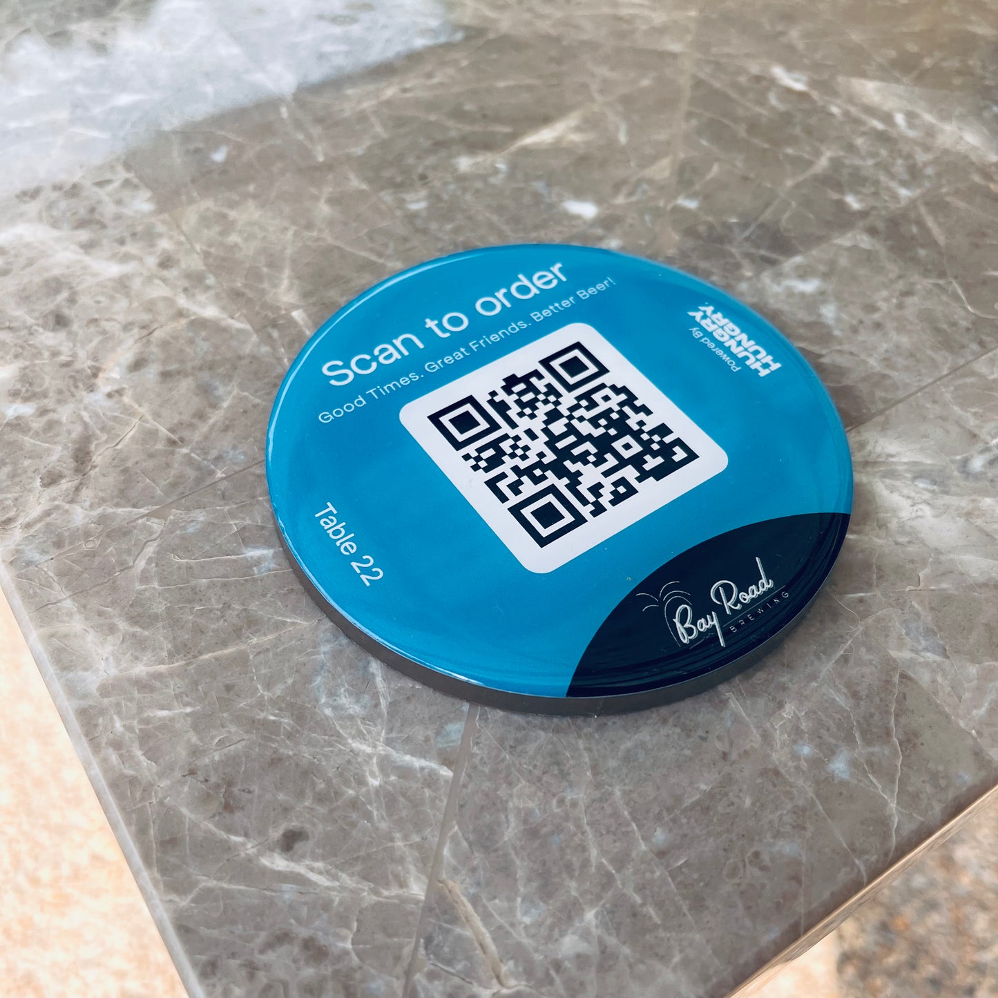 QR Code Resin Puck 6mm